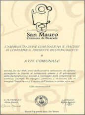 Onorificenze civiche San Maurino